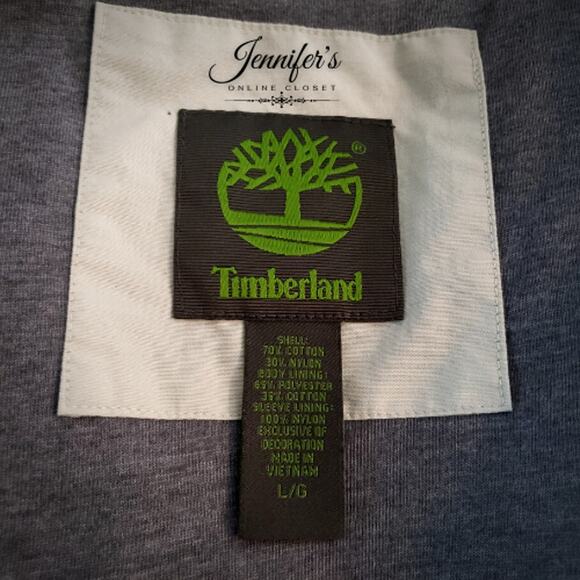 Timberland Men's Light Tan Jersey Lined Jacket Size Large - Picture 8 of 11